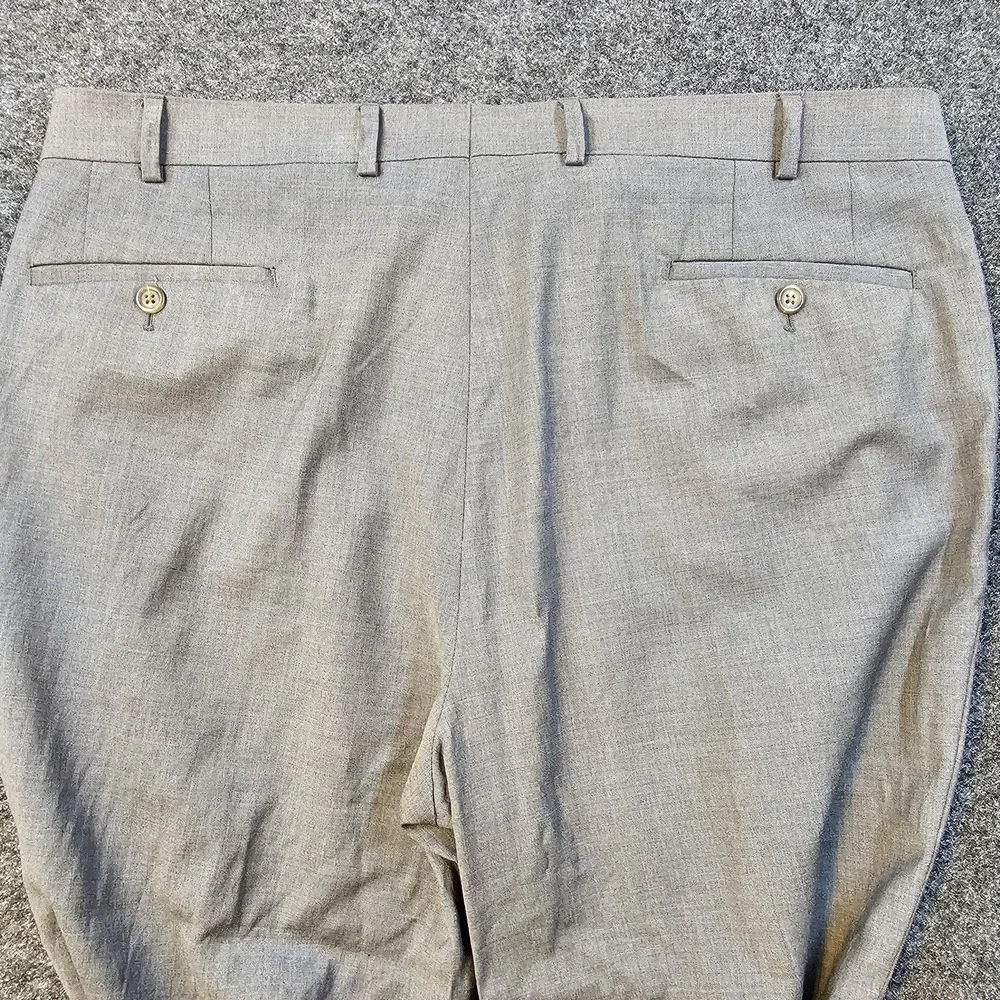 Lauren Ralph Lauren High‎ Performance Wool Stretch Dress Pants Gray 38x34
